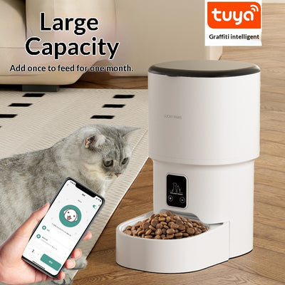 Comedero Automático para Mascotas con Control WiFi y App Móvil
