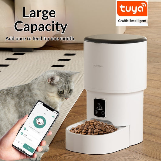 Comedero Automático para Mascotas con Control WiFi y App Móvil