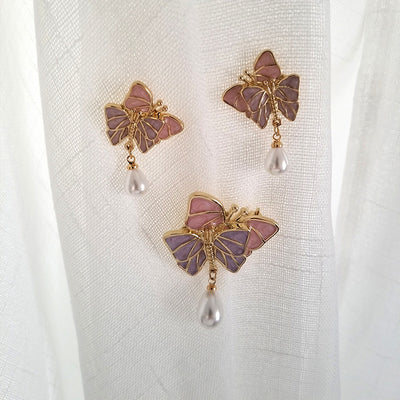 Broche Mariposa Delicado - Prendedor de Esmalte para Bufanda y Cintura - Image 11