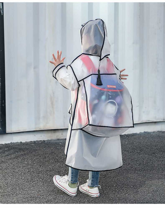 Poncho Impermeable Transparente para Niños - Image 17