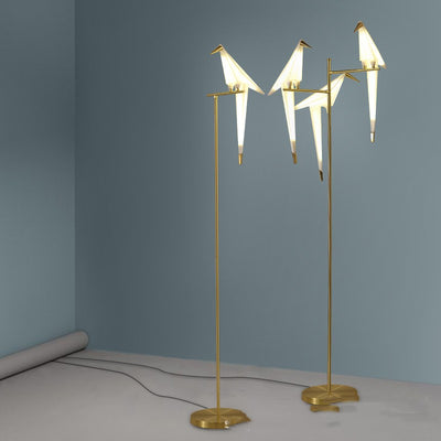 Lámpara Decorativa de Grúas de Papel para Sala y Dormitorio
