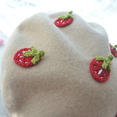 Boina Fresa Coreana Versátil para Mujer - Image 4