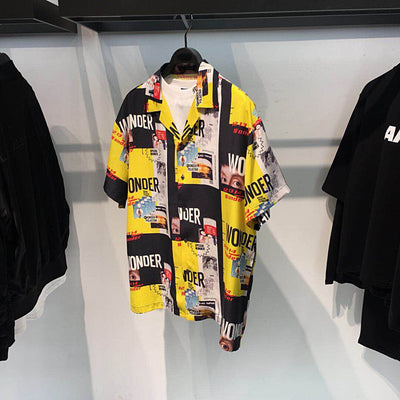 Camisa Casual Estampada de Manga Corta para Hombre - Image 2
