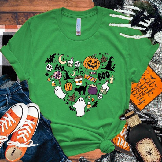 Camiseta Halloween Boo Pumpkin Love Unisex - Image 4