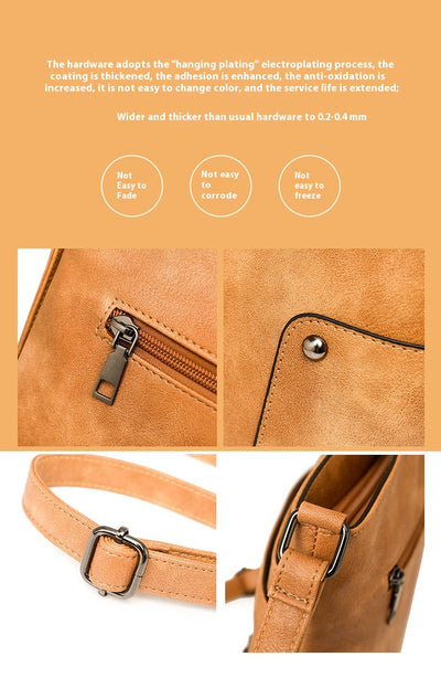 Bolso Bandolera Retro Multicapa PU - Diseño Minimalista de Alto Nivel - Image 16