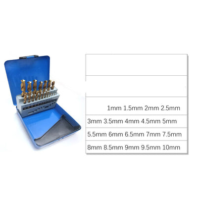 Set de 25 Brocas de Torsión Multimaterial para Madera, Hierro y Aluminio - Image 21