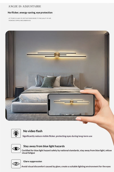 Lámpara de Pared Cobre Nordic Lujo para Sala y Pasillo - Image 16