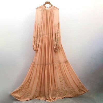 Vestido Floral Bordado Elegante - Image 5
