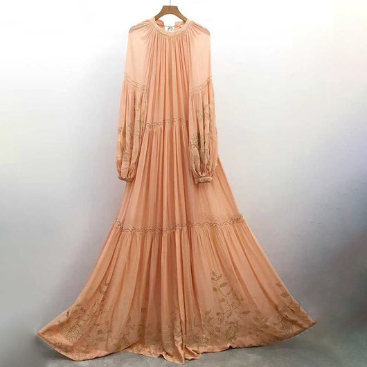 Vestido Floral Bordado Elegante - Image 5