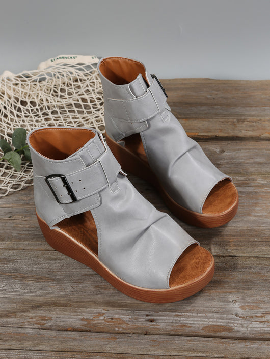 Sandalias Plegables de Verano con Talón Alto - Diseño Minimalista para Playa - Image 9
