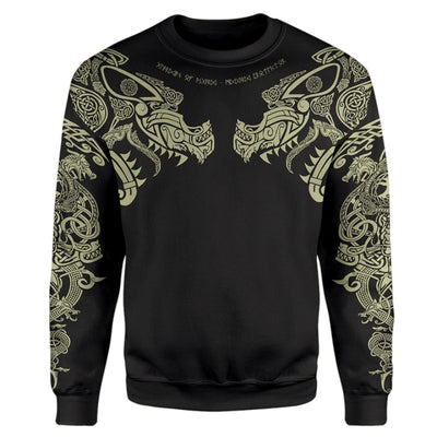 Sudadera Vikinga Harajuku con Estampado D para Hombre - Image 4
