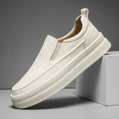 Zapatos Casuales de Cuero para Hombre con Plataforma y Diseño Slip-on - Image 10