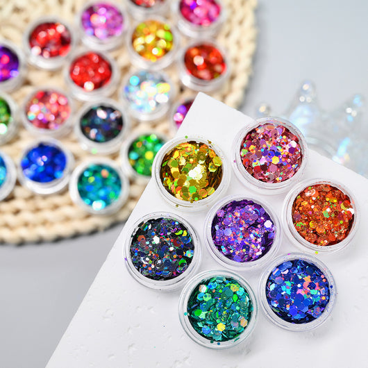 Set de 24 Esmaltes de Uñas con Brillo Glitter Deslumbrante - Image 12