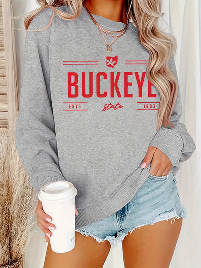 Sudadera Casual Ohio con Cuello Redondo para Mujer - Image 4