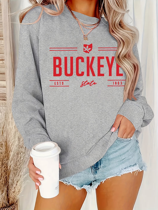 Sudadera Casual Ohio con Cuello Redondo para Mujer - Image 4