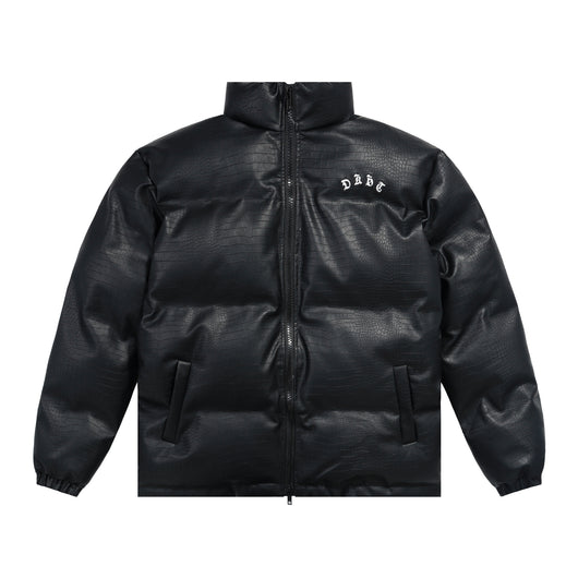 Chaqueta de Algodón con Bordado de Cocodrilo y Letras para Hombre - Image 3