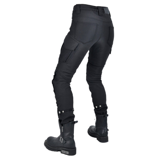 Pantalones de Ciclismo Impermeables con Forro Polar Acolchado y Protección Antigolpes - Image 9