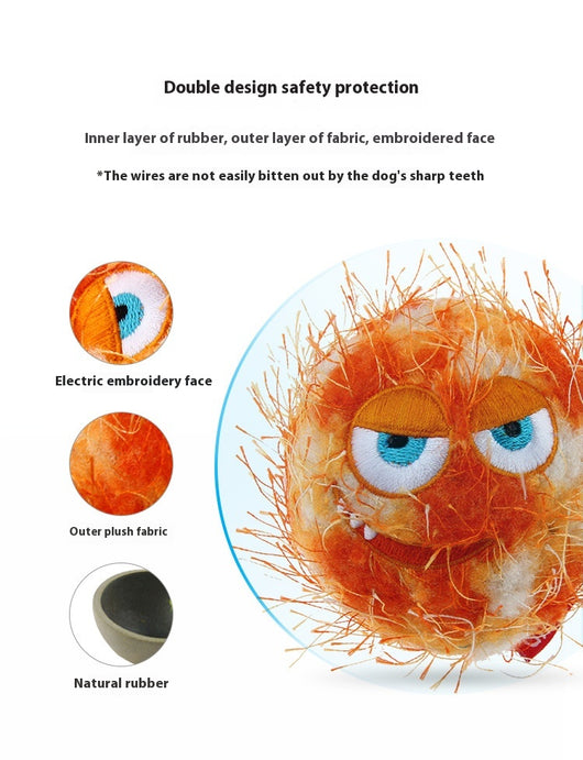 Pelota Masticable Sonora para Perros - Juguete Duradero - Image 11
