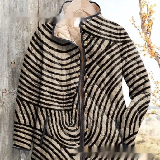 Abrigo Acolchado de Algodón con Bolsillos para Otoño e Invierno - Image 15