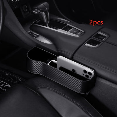 Organizador de Asiento Auto - Caja de Almacenamiento PU para Espacios Laterales - Image 11