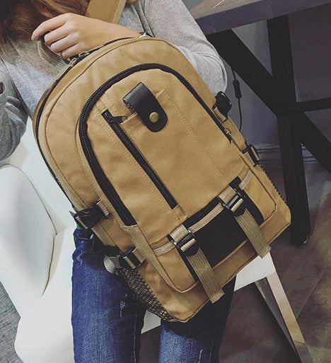 Mochila de Lona Grande para Hombre - Trabajo, Deportes y Viajes - Image 8