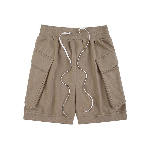 Shorts Hip-hop Trendy con Cordón Largo y Bolsillos Amplios - Image 2