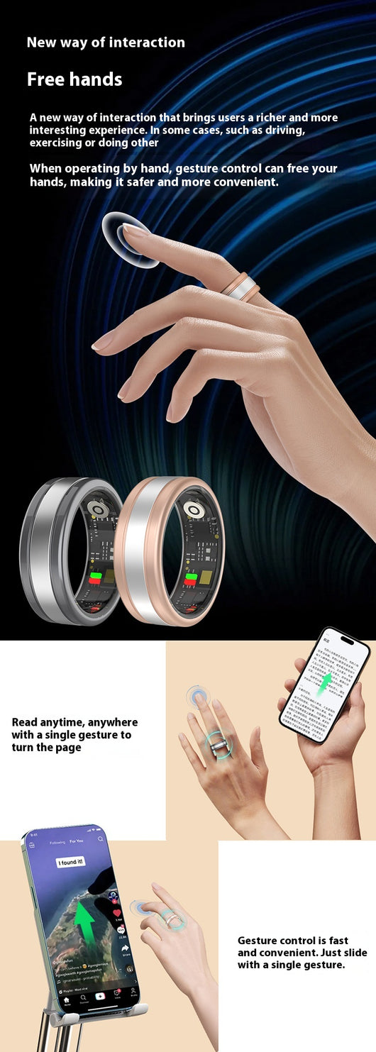 Anillo Inteligente con Monitor de Frecuencia Cardíaca, Oxígeno y Sueño - Image 25