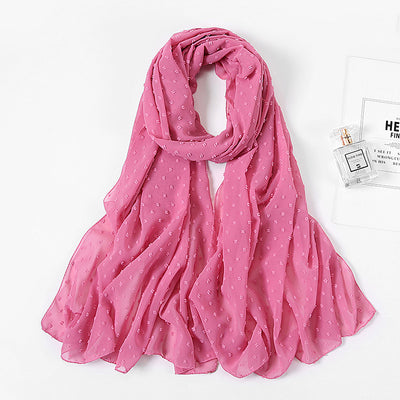 Pañuelo Chiffón Puro Color Perla para Mujer - Image 30