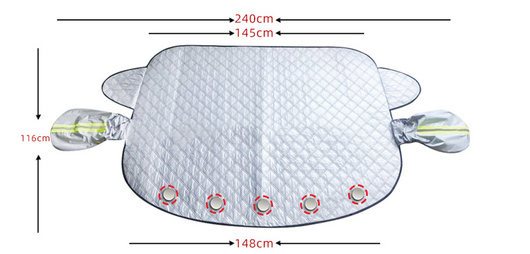 Visera Magnética Anticongelante con Protección Solar Reforzada - Image 9