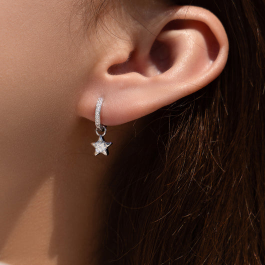 Aretes de Plata S925 con Diamantes Brillantes Estilo Urbano Versátil - Image 3