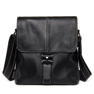 Bolsa de Cuero Genuino Grande para Hombre con Capacidad Expandible - Image 11