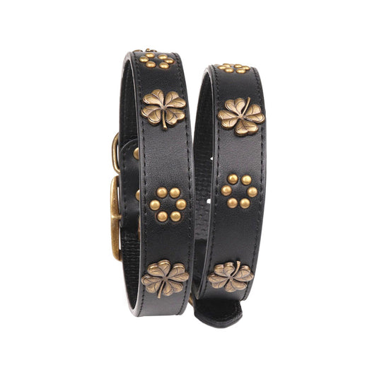 Collar para mascotas con hebilla de bronce vintage - Image 2