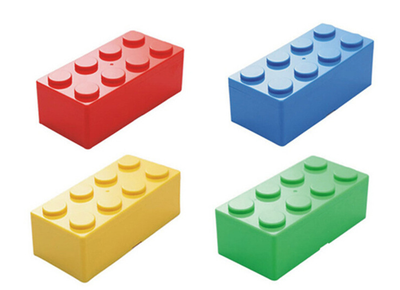 Bloques de Construcción Apilables con Cajas de Almacenamiento Rectangular - Image 10
