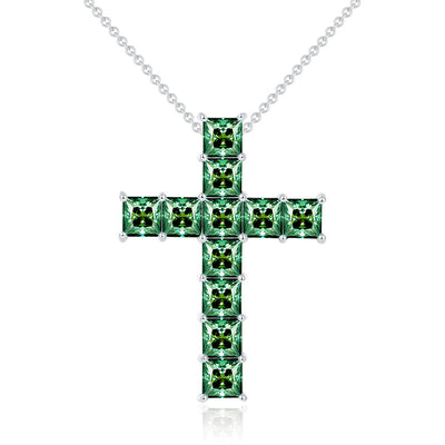 Collar Cruz Personalizado con Diamantes para Hombre y Mujer - Image 5