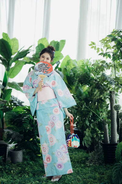 Kimono Formal Komon Japonés Tradicional para Mujer - Image 4