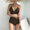 Traje de Baño de Cintura Alta para Spa