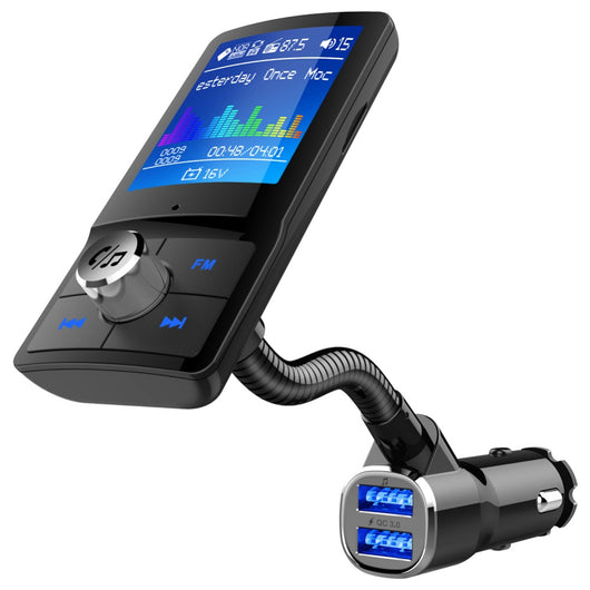 Transmisor FM Bluetooth con Manos Libres QC3.0 y Reproductor MP3 - Image 3