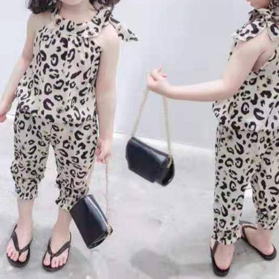 Traje Estilo Western para Niña con Estampado Leopardo - Image 10