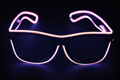 Gafas LED EL Wire 7 Colores Intermitentes - Accesorios Luminosos para Fiestas - Image 4