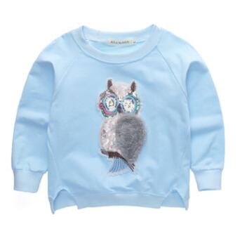 Camiseta Infantil Dreamdoll Primavera - Búho 3D con Lentejuelas - Image 2