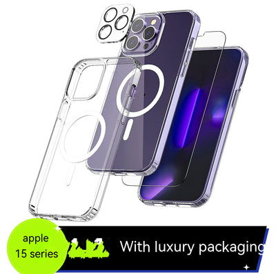 Funda Magnética Transparente con Protector de Lente de Cristal Templado - Image 10