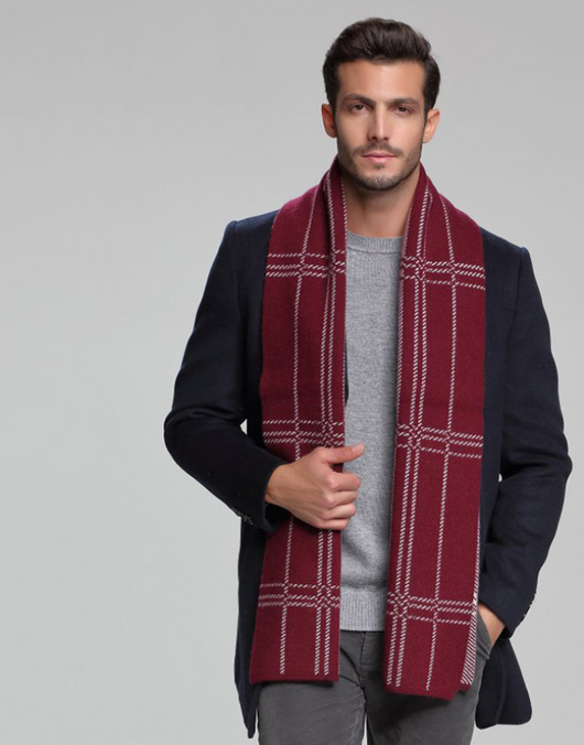 Bufanda de Cachemira para Hombre Otoño Invierno - Doble Faz Ejecutiva - Image 17