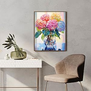 Kit de Arte Diamante Flor Hortensia Fashion - Image 13