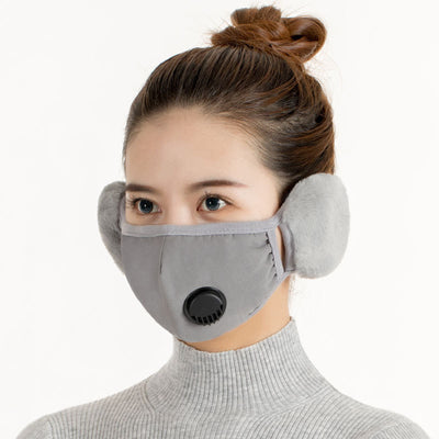 Mascarilla de algodón para mujer con válvula de respiración - Image 14