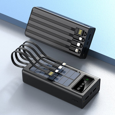 Cargador Solar Triplo con Pantalla Digital y Cable Cuádruple - Image 10