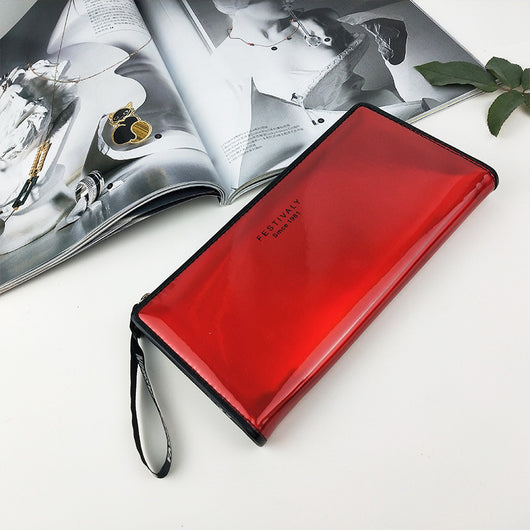 Billetera para Mujer con Diseño Láser Brillante - Image 9