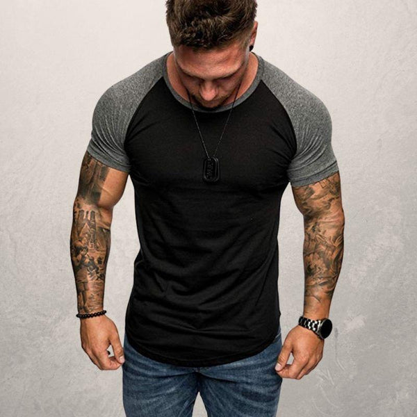Playera Raglan Bloques de Color para Hombre - Image 13