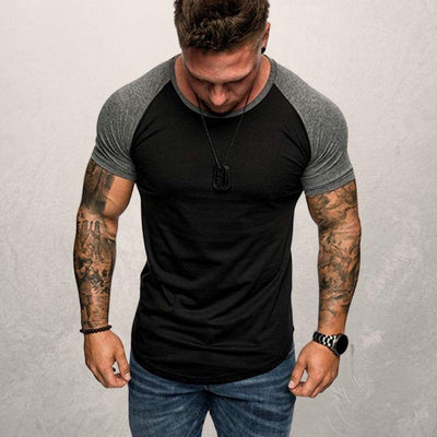 Playera Raglan Bloques de Color para Hombre - Image 13