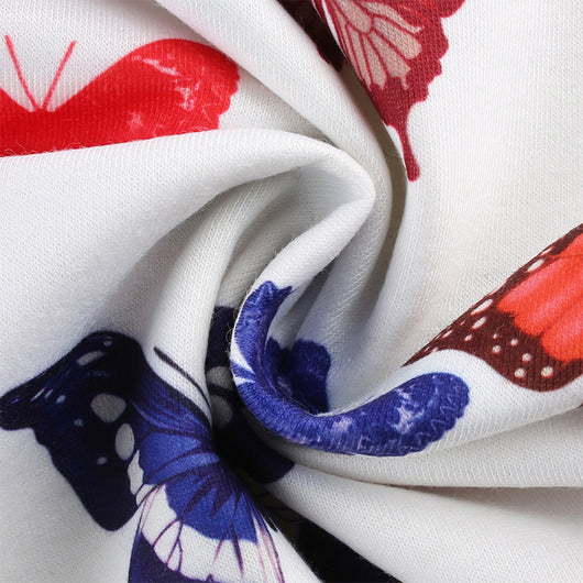 Conjunto de Sudadera y Pantalón con Estampado de Mariposas - Image 6