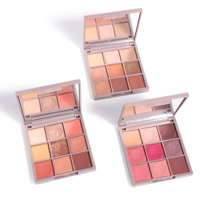 Paleta de Sombras de Dedos 9 Colores - Acabado Profesional